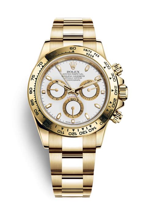 rolex daytona cosmograph 18k half gold white dial|Rolex daytona 116508.